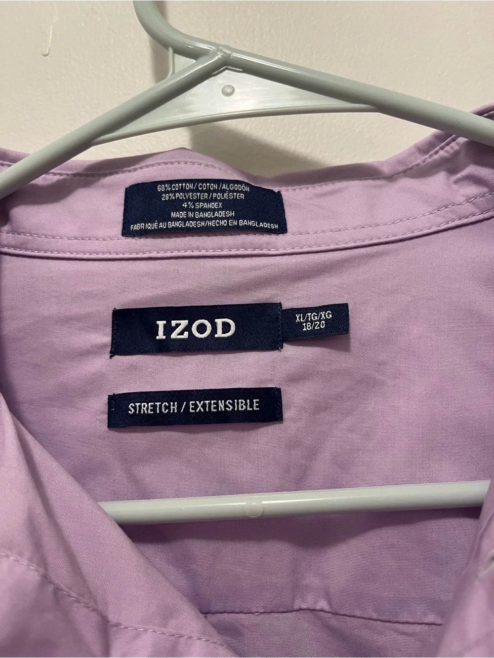 IZOD Youth Lavender Long-Sleeve Button-Up Shirt